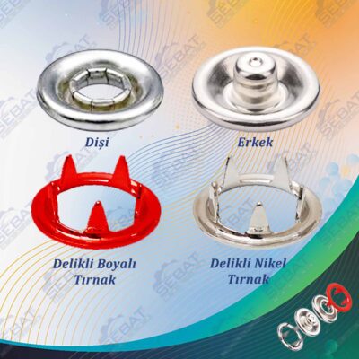 PASLANMAZ KLİKIT GÜMÜŞ RENK