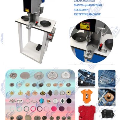 Manuel Motorlu Çeşitli Aksesuar Çakma Makinası